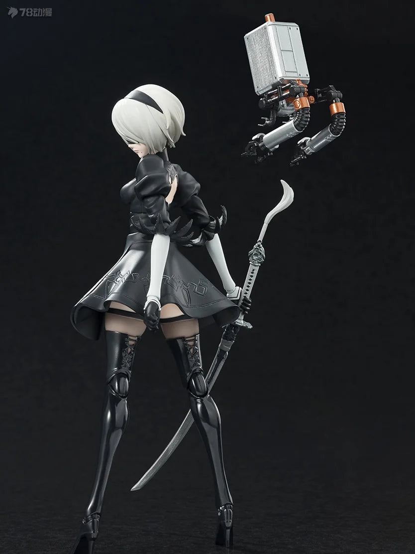 Figura Anime Nier: Automata 2B - Bandai S.H.Figuarts Original | Figuras Anime Costa Rica, Modelo de Acción SHF, Juguete Terminado y Regalo para Niños