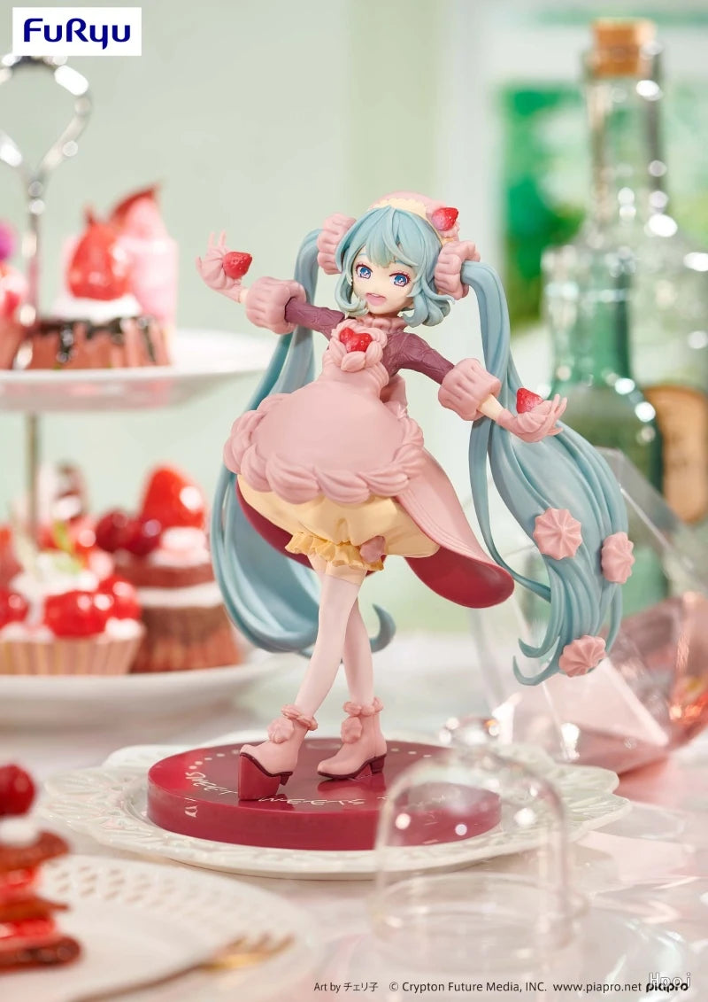 Figura Original FuRyu Hatsune Miku todos los estilos - SweetSweets Macaroon Ver. 21cm | Modelo de Colección y Regalo en Costa Rica