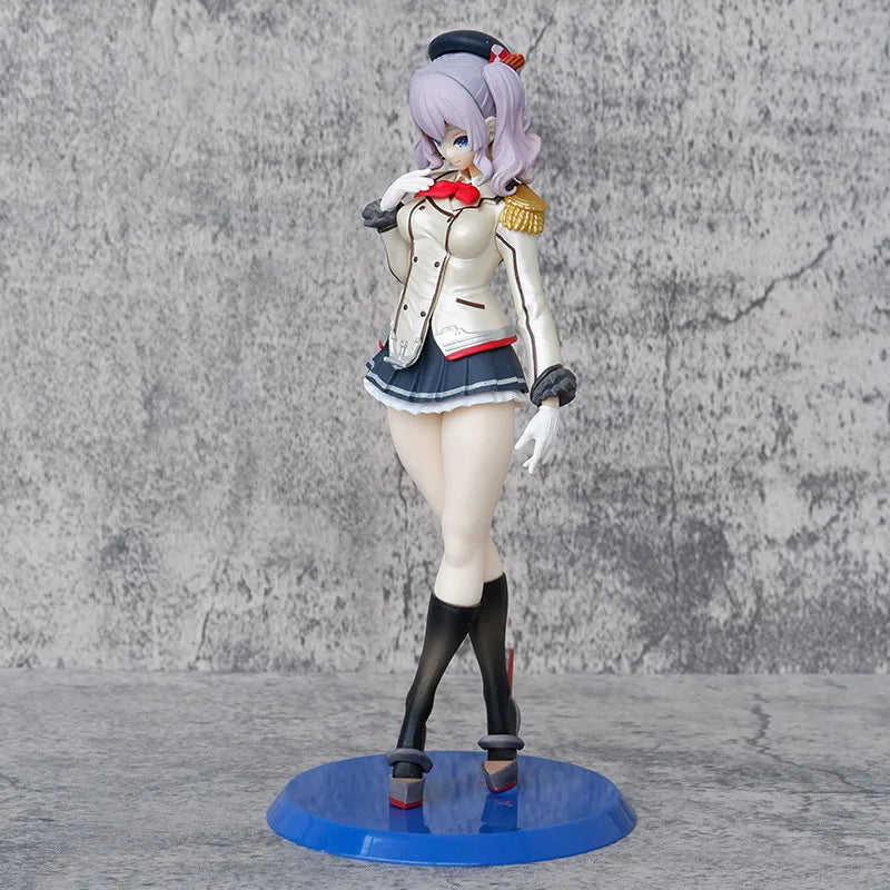 Figura Anime 24CM Kantai Collection - Kan Colle Kashima y Hibiki Azur Lane | Figuras Anime Costa Rica, Modelo PVC de Acción, Estatua y Juguete de Colección