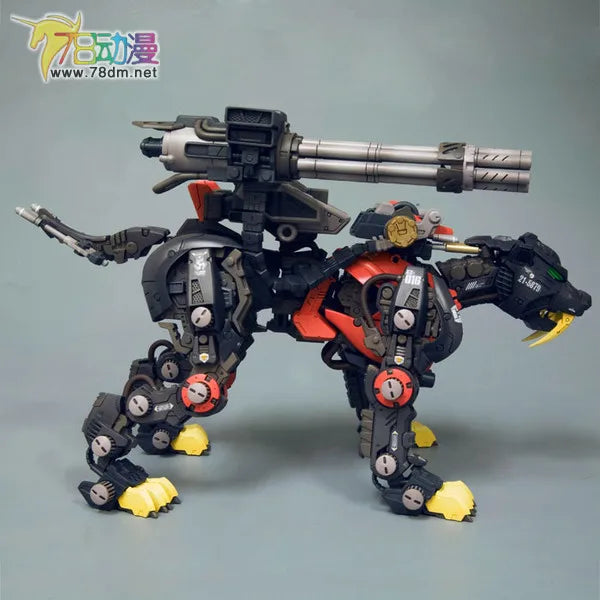 Spot BT JS009 - Figura de Acción Black Mecha Longtooth Tiger ZOIDS Soth | Figuras Anime Costa Rica, Modelo de Ensamblaje y Juguete Mecánico Black Knight