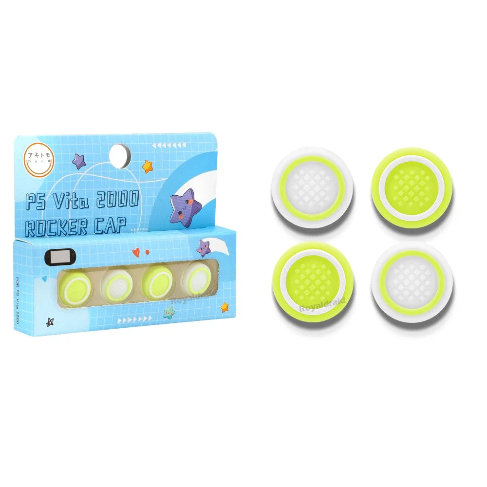 Powder Blue SET DE 2 TAPAS DE SILICONA PARA JOYSTICK PS VITA – MODELOS 1000 / 2000