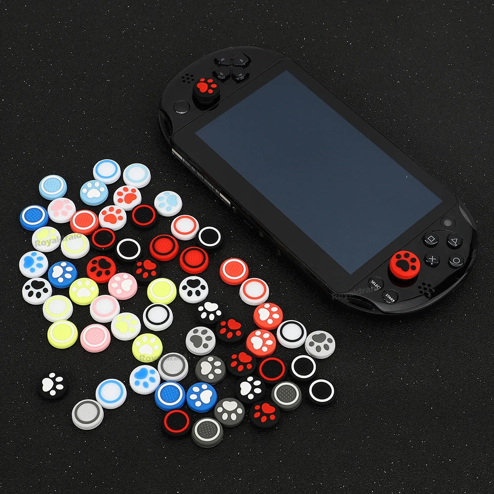 Black SET DE 2 TAPAS DE SILICONA PARA JOYSTICK PS VITA – MODELOS 1000 / 2000