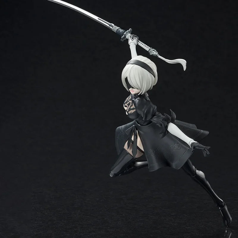 Figura Anime Nier: Automata 2B - Bandai S.H.Figuarts Original | Figuras Anime Costa Rica, Modelo de Acción SHF, Juguete Terminado y Regalo para Niños