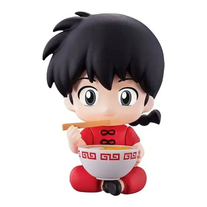 Original BANDAI Ranma 1/2 - Tendou Akane Sitting Squad Gashapon Figure