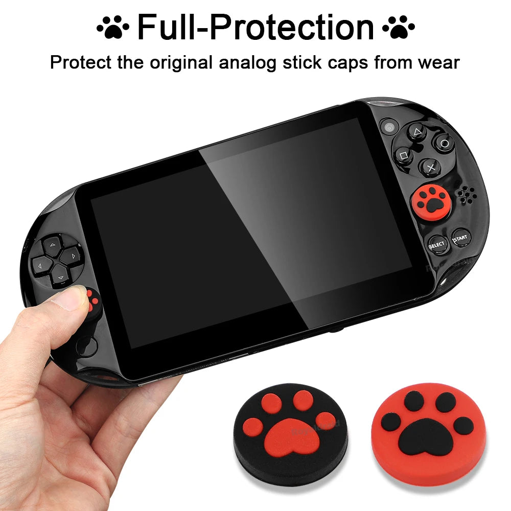 Dark Salmon SET DE 2 TAPAS DE SILICONA PARA JOYSTICK PS VITA – MODELOS 1000 / 2000