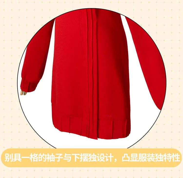 Cosplay Anime FAMILY - Yor Forger / Yor Briar Mini Dress Rojo de Lana | Tienda Anime Costa Rica - Tico Ofertas