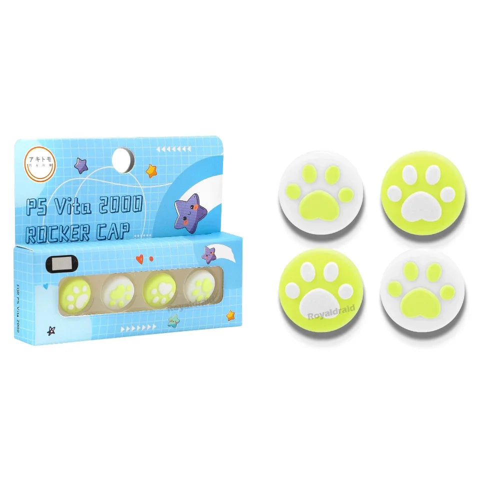 Powder Blue SET DE 2 TAPAS DE SILICONA PARA JOYSTICK PS VITA – MODELOS 1000 / 2000