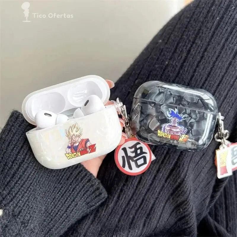 Son Goku AirPods Pro 2 - Funda Protectora Kawaii Anime Dragon Ball | Figuras Anime Costa Rica, Estuche para Auriculares Inalámbricos 2 y 3 Generación - Tico Ofertas 