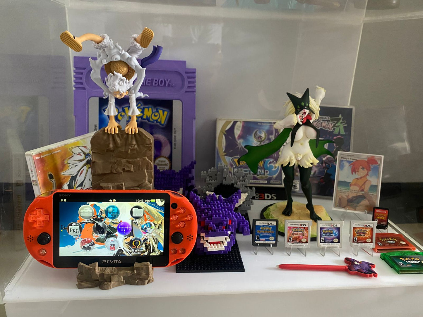 Light Slate Gray PS Vita Slim y PS Vita Fat OLED – Consolas Portátiles en Excelente Estado