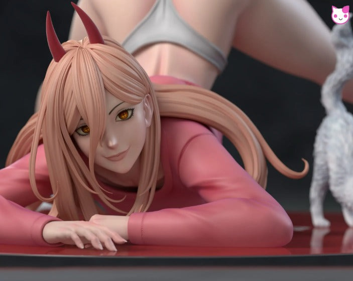 Black Estatuilla Chainsaw Man | Power | Kawaii Studio | Tienda Anime | Tico Ofertas