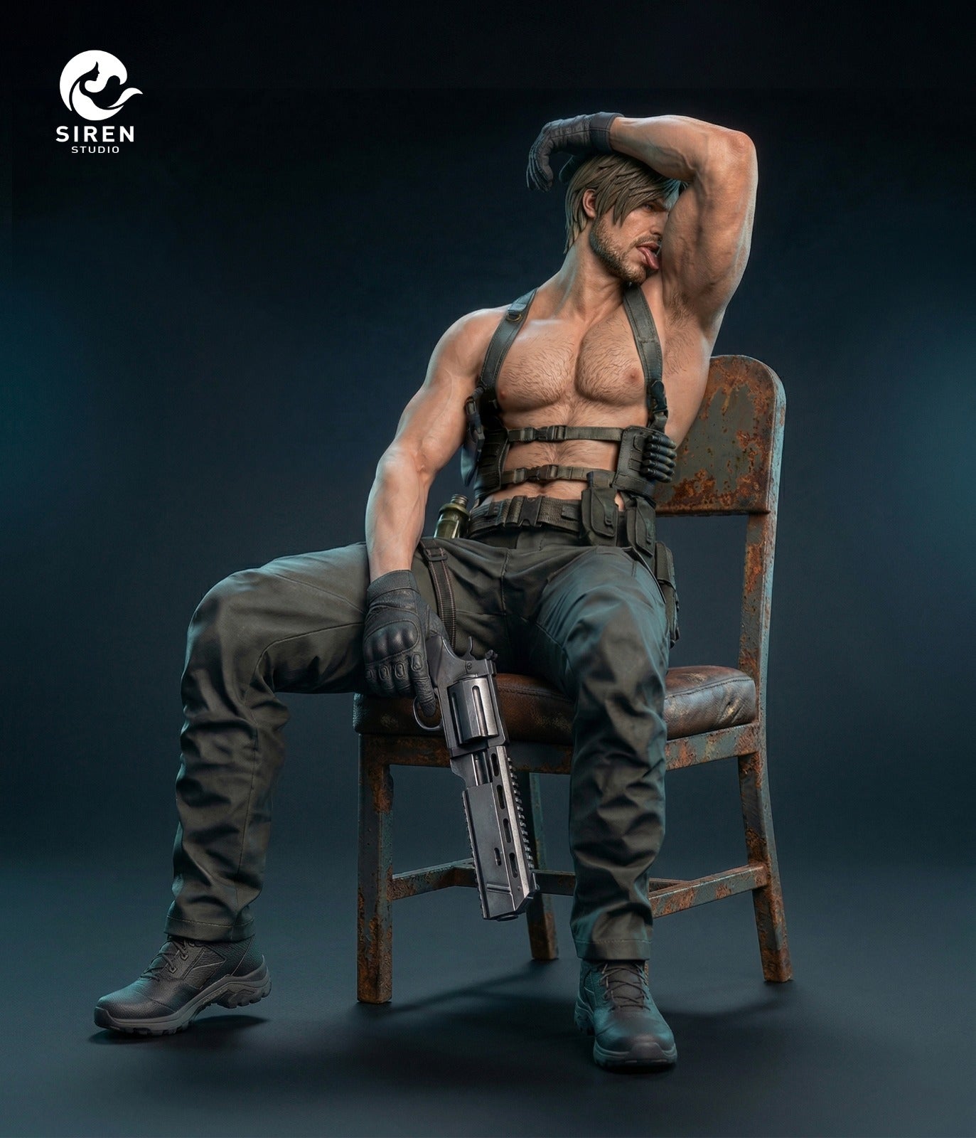 Figura Resident Evil 9 | Leon Scott Kennedy | SIREN Studio | Tienda Anime | Tico Ofertas SIREN Studio