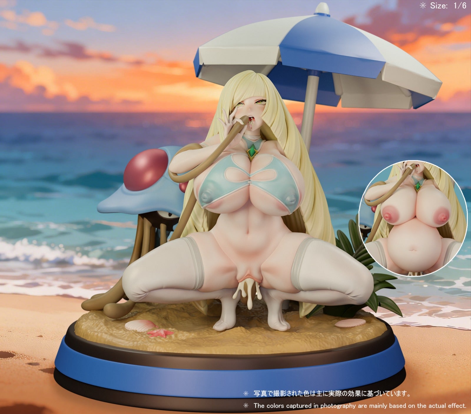 Estatuilla Pokémon | Lusamine x Tentacruel | Beast Studio | Tienda Anime Costa Rica | Tico Ofertas Beast Studio