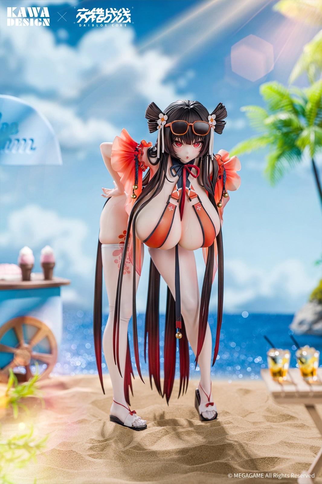 Estatuilla Cross Core | Marée Rouge 1/6 Scale Figure | Kawa Design | Tienda Anime | Tico Ofertas Kawa Design