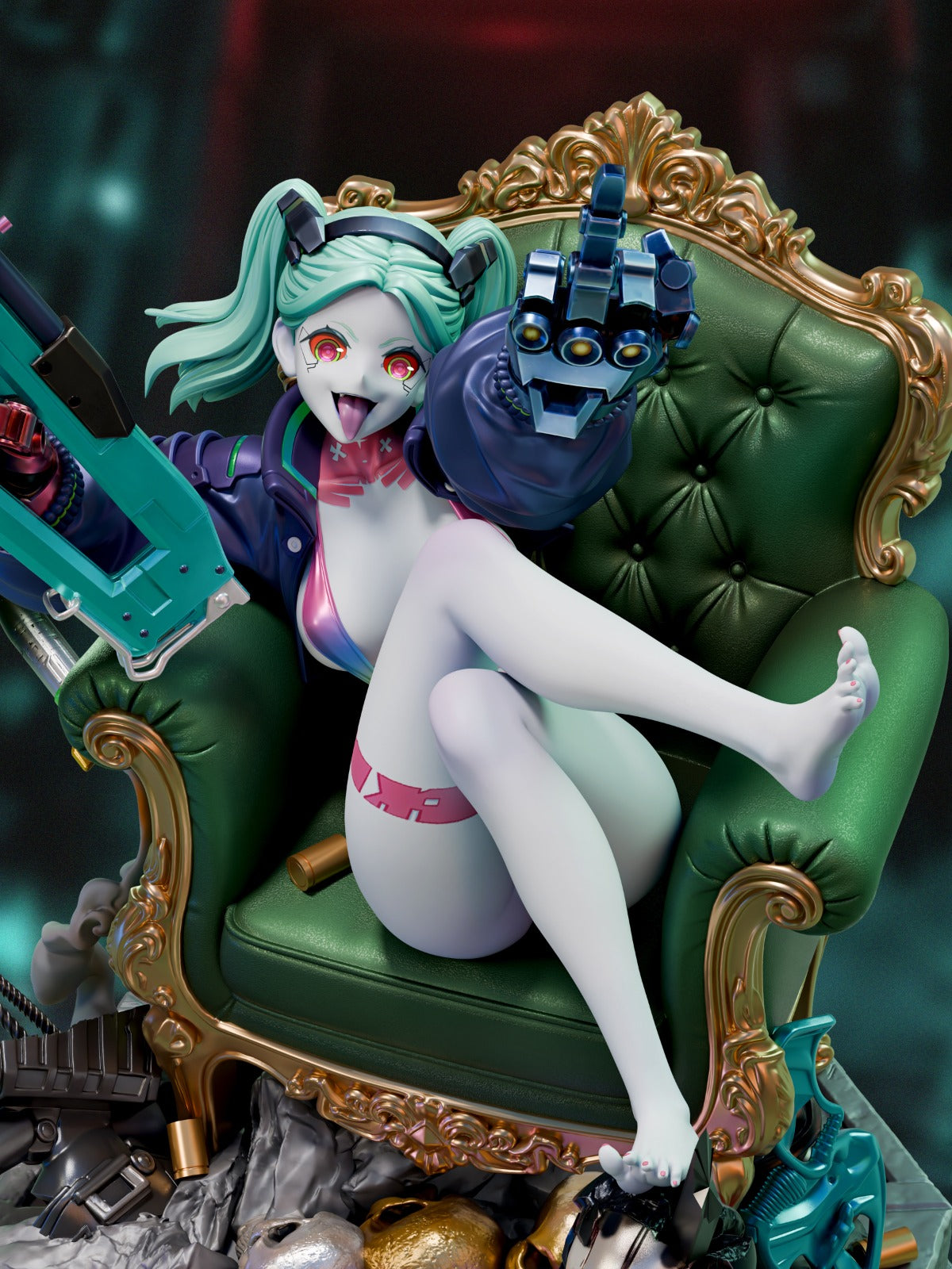 Estatuilla Cyberpunk: Edgerunners | Rebecca 1/4 GK Statue | REFLECTION Studio | Tienda Anime | Tico Ofertas REFLECTION Studio