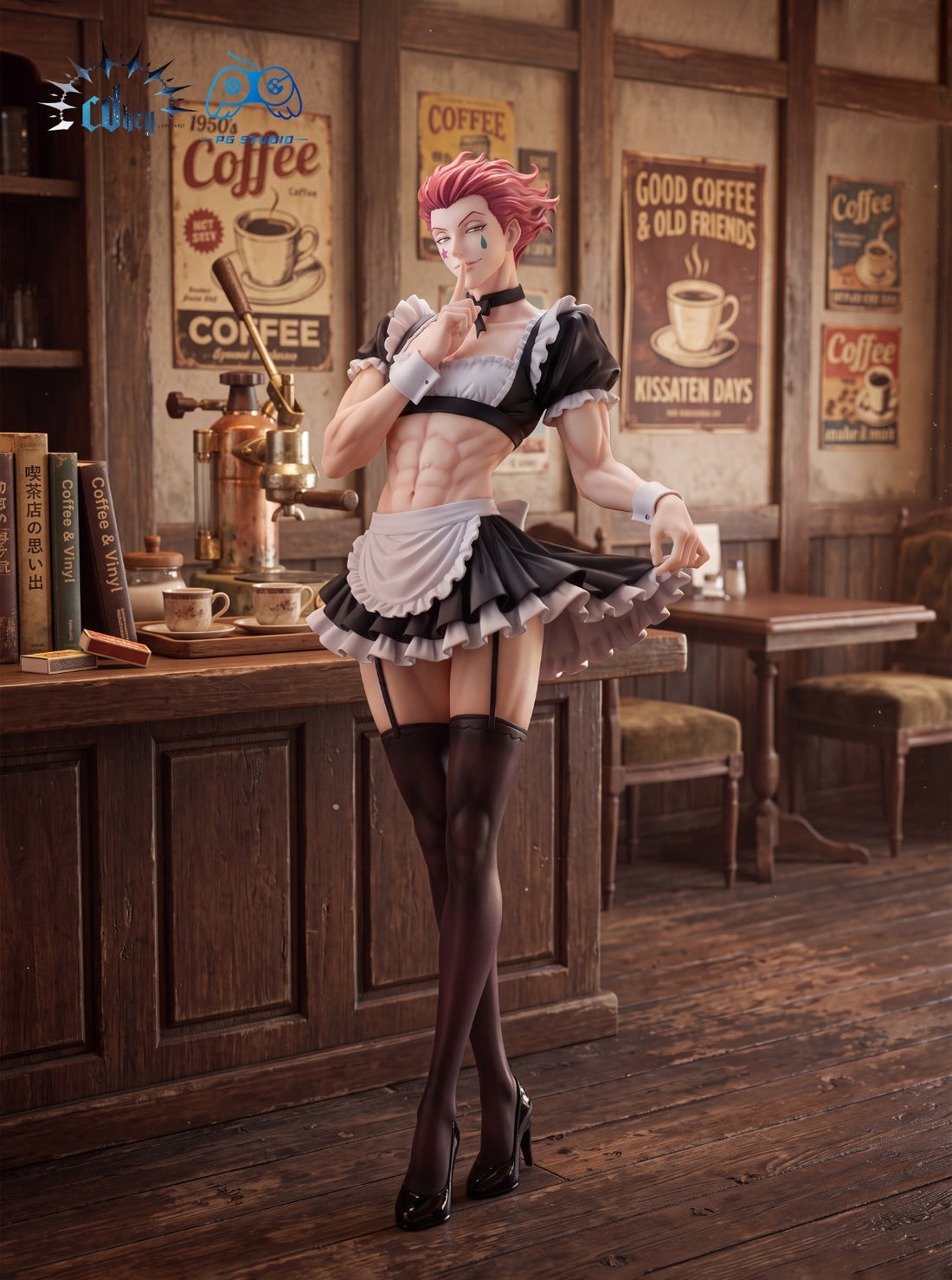 Estatuilla Hunter x Hunter | Hisoka Morow x Illumi Zoldyck Maid 1/6 GK Statue | Cdkey Studio x PG Studio | Tienda Anime | Tico Ofertas