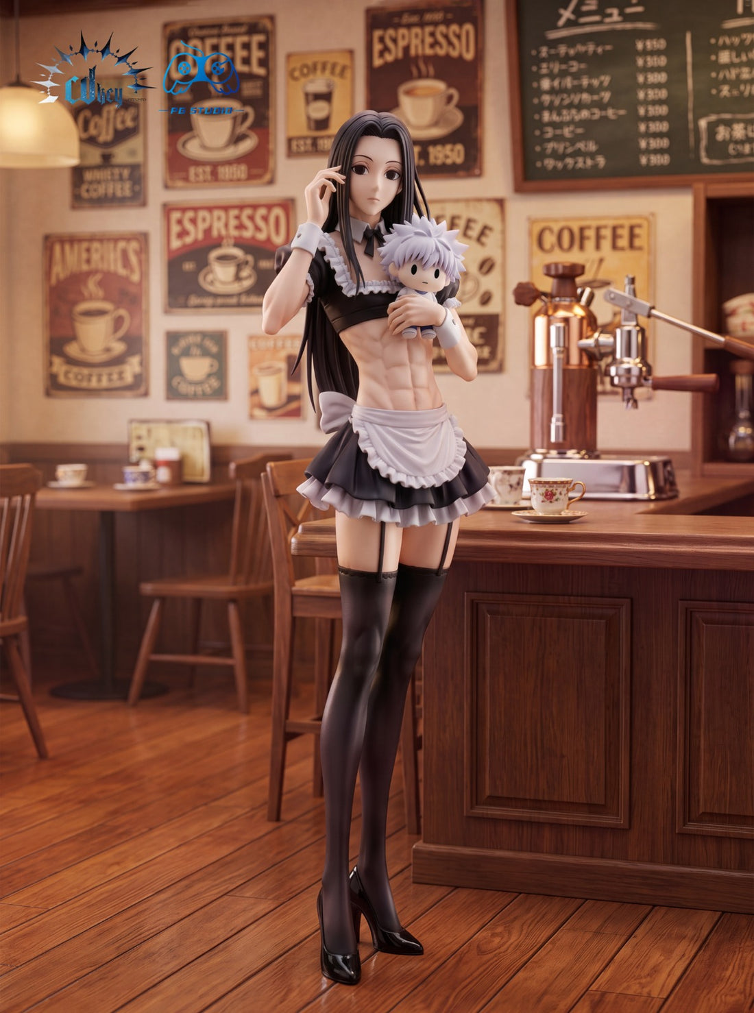 Estatuilla Hunter x Hunter | Hisoka Morow x Illumi Zoldyck Maid 1/6 GK Statue | Cdkey Studio x PG Studio | Tienda Anime | Tico Ofertas