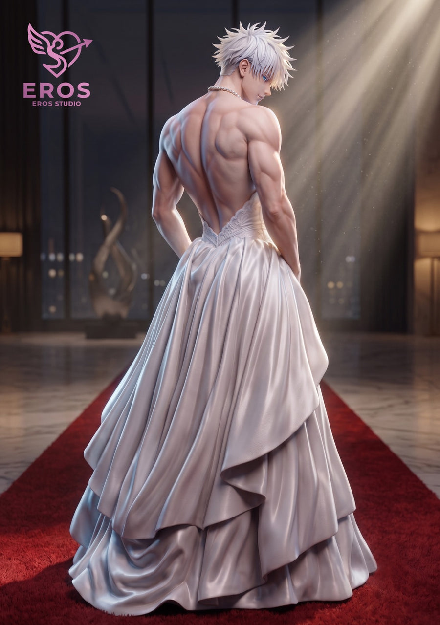 Estatuilla Jujutsu Kaisen | Satoru Gojo Wedding Dress 1/6 GK Statue | Eros Studio | Tienda Anime | Tico Ofertas