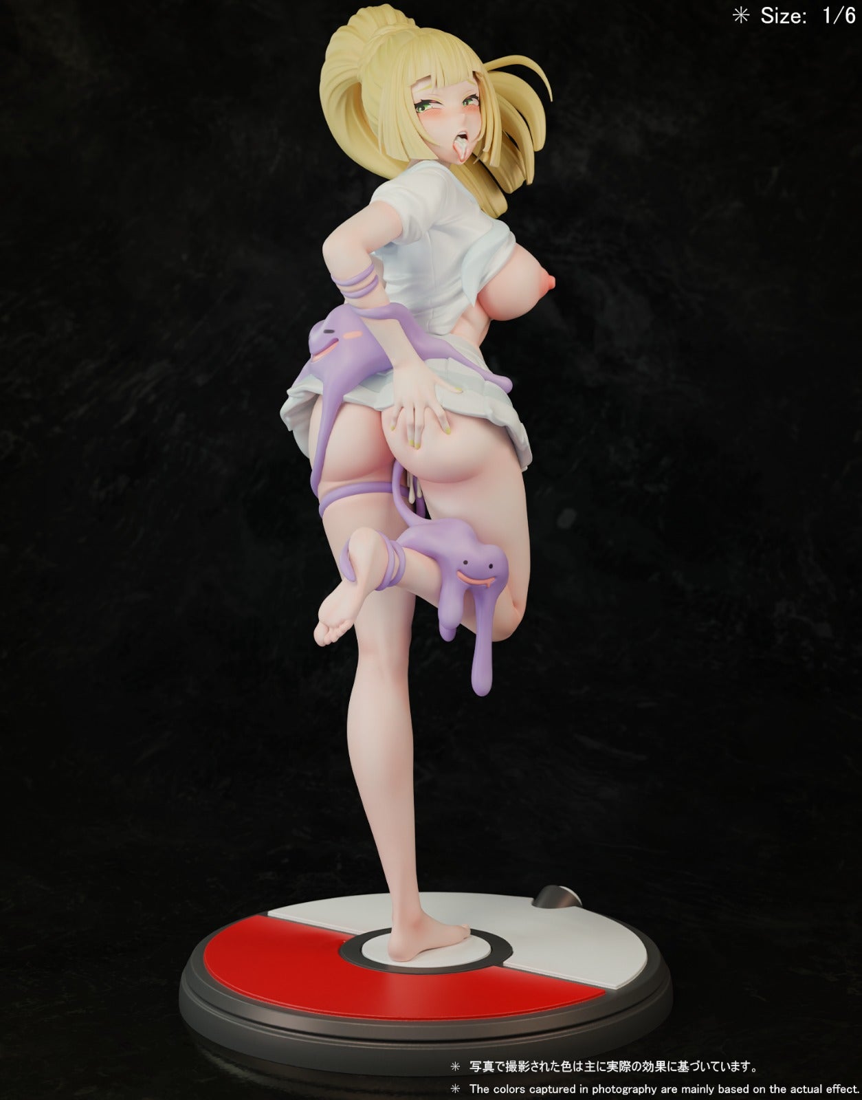 Estatuilla Pokémon | Lillie x Ditto 1/6 GK Statue | Beast Studio | Tienda Anime | Tico Ofertas