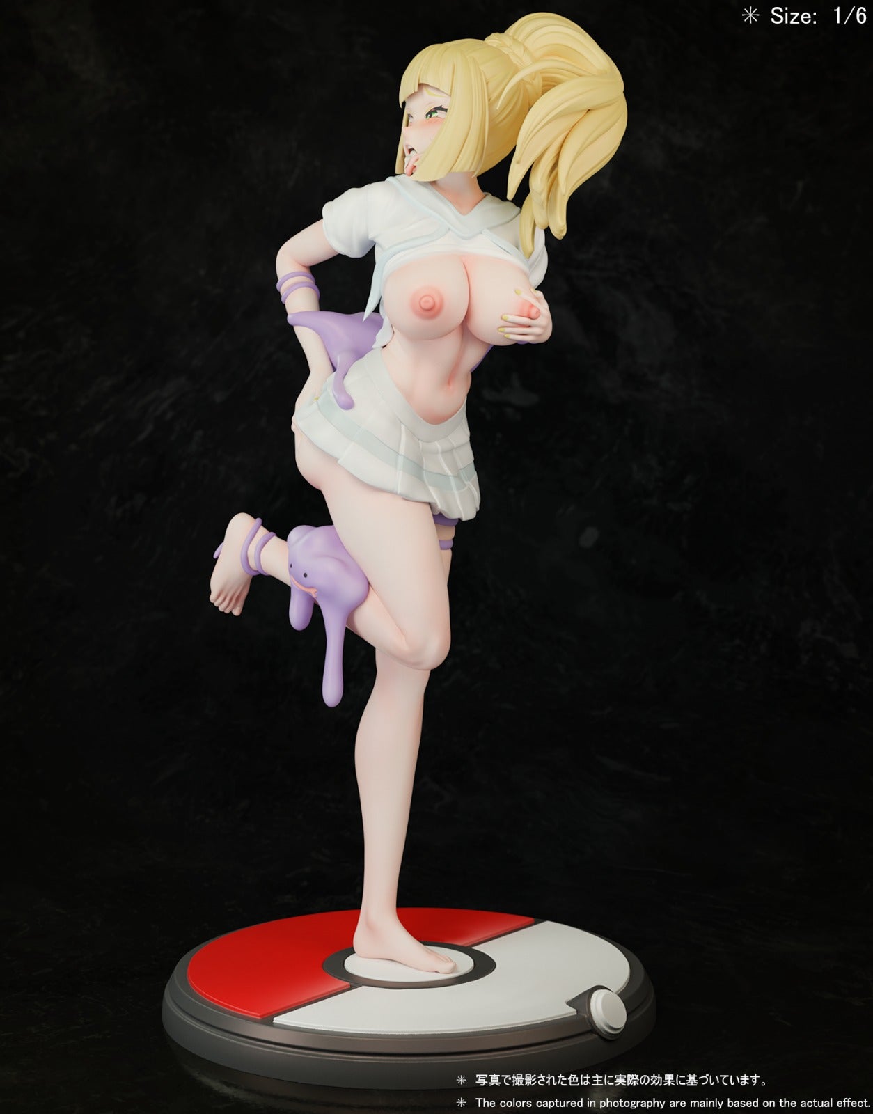 Estatuilla Pokémon | Lillie x Ditto 1/6 GK Statue | Beast Studio | Tienda Anime | Tico Ofertas