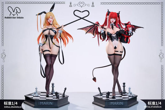 Figura de colección Estatuilla My Dress-Up Darling | Marin Kitagawa &amp; Succubus/Liz | Rabbit Ear Studio