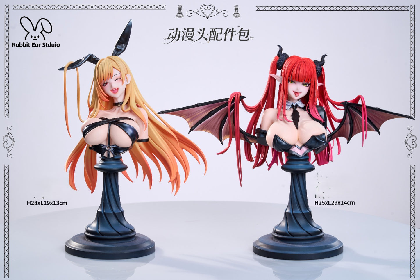 Estatuilla  My Dress-Up Darling | Marin Kitagawa &amp; Succubus/Liz | Rabbit Ear Studio | Tienda Anime | Tico Ofertas