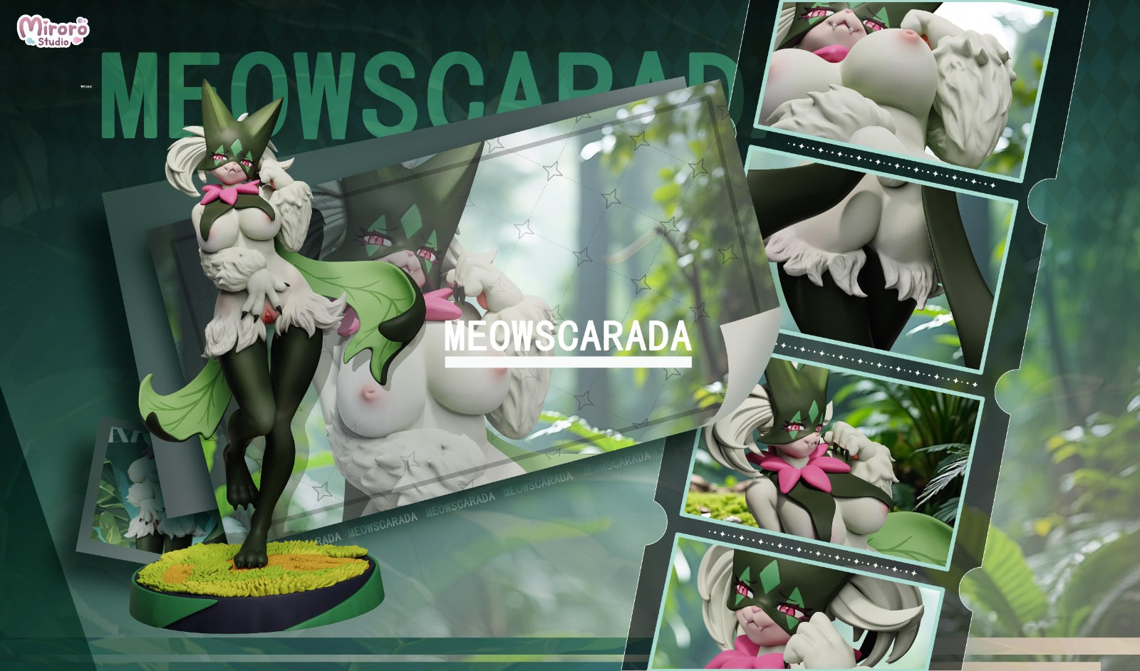 Estatuilla Pokémon | Meowscarada | Miroro Studio | Tienda Anime | Tico Ofertas Miroro Studio