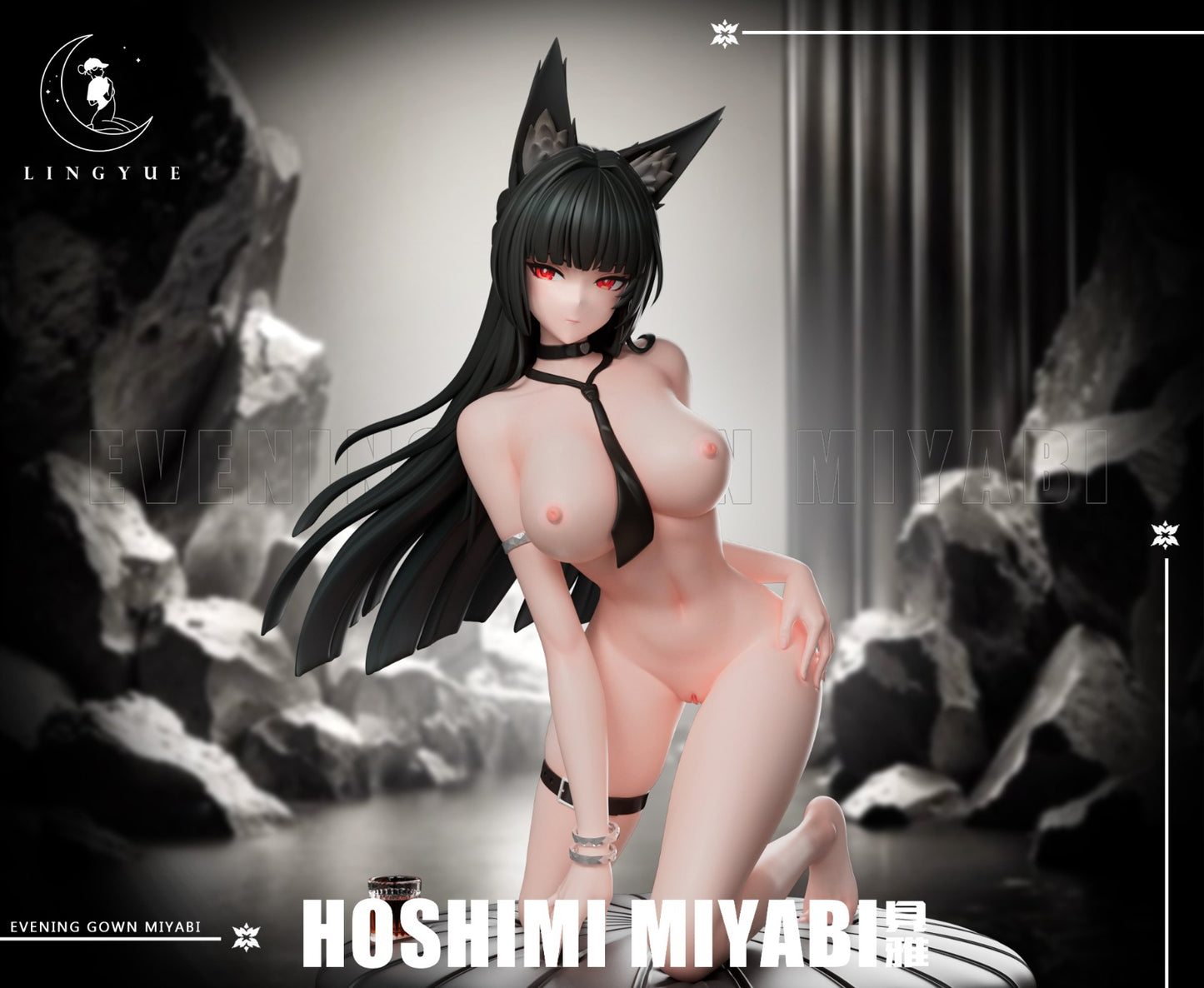 Estatuilla Zenless Zone Zero | Hoshimi Miyabi Evening Gown 1/6 GK Statue | Ling Yue Studio | Tienda Anime | Tico Ofertas