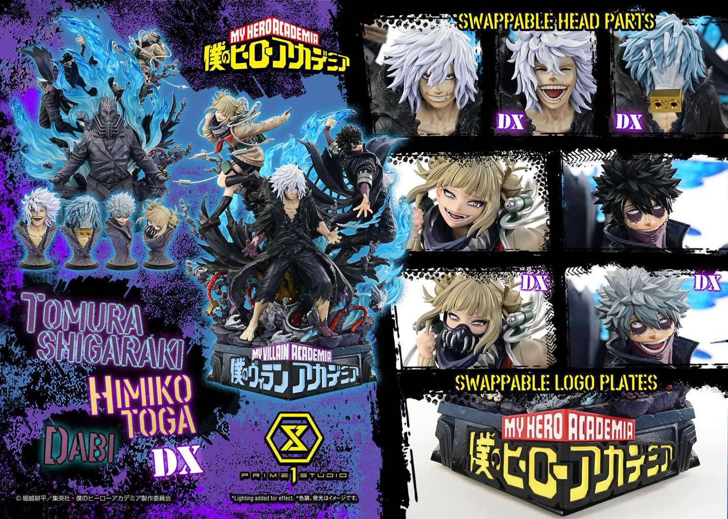 Figura My Hero Academia - Tomura Shigaraki, Dabi & Himiko Toga (Deluxe Bonus) 1/4 Scale Statue | Figuras de colección Anime Costa Rica TODO EN ANIME | Tico ofertas - Tico Ofertas 