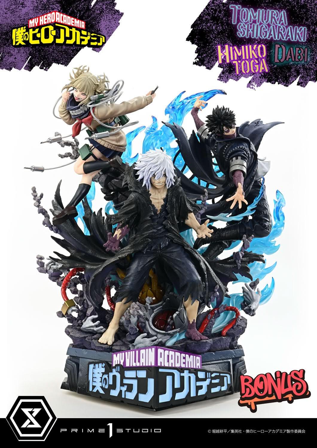 Figura My Hero Academia - Tomura Shigaraki, Dabi & Himiko Toga (Deluxe Bonus) 1/4 Scale Statue | Figuras de colección Anime Costa Rica TODO EN ANIME | Tico ofertas - Tico Ofertas 