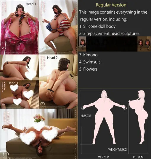 Dark Slate Gray Sex Dolls Artist Design | Fumiko Kujo | Sir Rouge | 1/2 Silicone Doll | Tico Ofertas