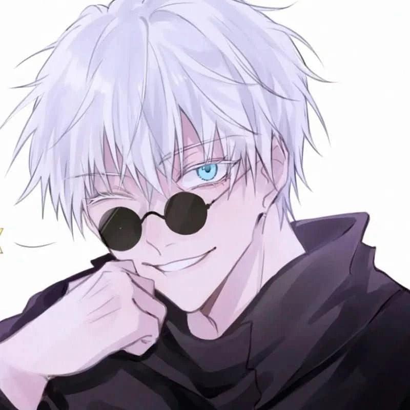 Gojo Rica Accesorios Anime Jujutsu Kaisen - Gojo Satoru Cosplay Black Glasses ...