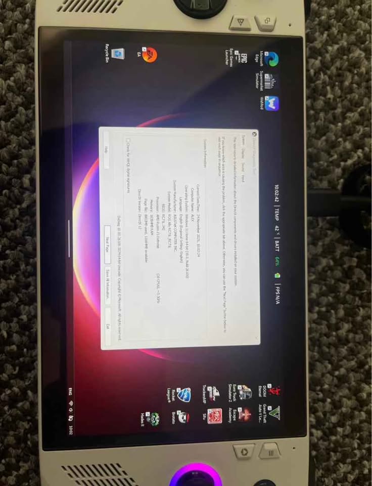 ASUS ROG Ally Z1 Extreme en Costa Rica | Consola portátil gamer tipo PC con Windows 11 ASUS