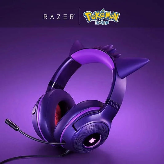 Auriculares con cable Razer x Pokémon Gengar Kraken V3 X - Edición Limitada | Figuras de colección Anime Costa Rica, TODO EN ANIME | Tico ofertas - Tico Ofertas