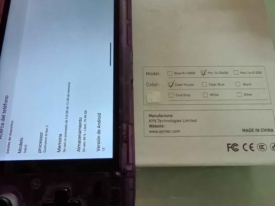 AYN Odin 2 en Costa Rica – Consolas portátiles Android Base, Pro y Ma Ayn