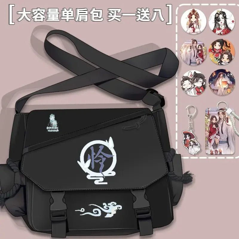 Bolsa de Cómic Anime Tian Guan Ci Fu - Cosplay de Hua Cheng y Xie Lian | Bolso Anime Costa Rica, Bolsa de Nylon de Alta Capacidad, Mensajero para Estudiantes, Regalo - Tico Ofertas