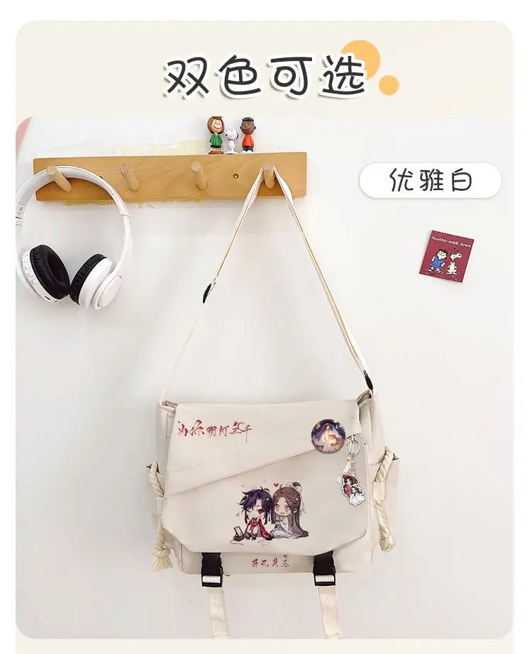 Bolsa de Cómic Anime Tian Guan Ci Fu - Cosplay de Hua Cheng y Xie Lian | Bolso Anime Costa Rica, Bolsa de Nylon de Alta Capacidad, Mensajero para Estudiantes, Regalo - Tico Ofertas