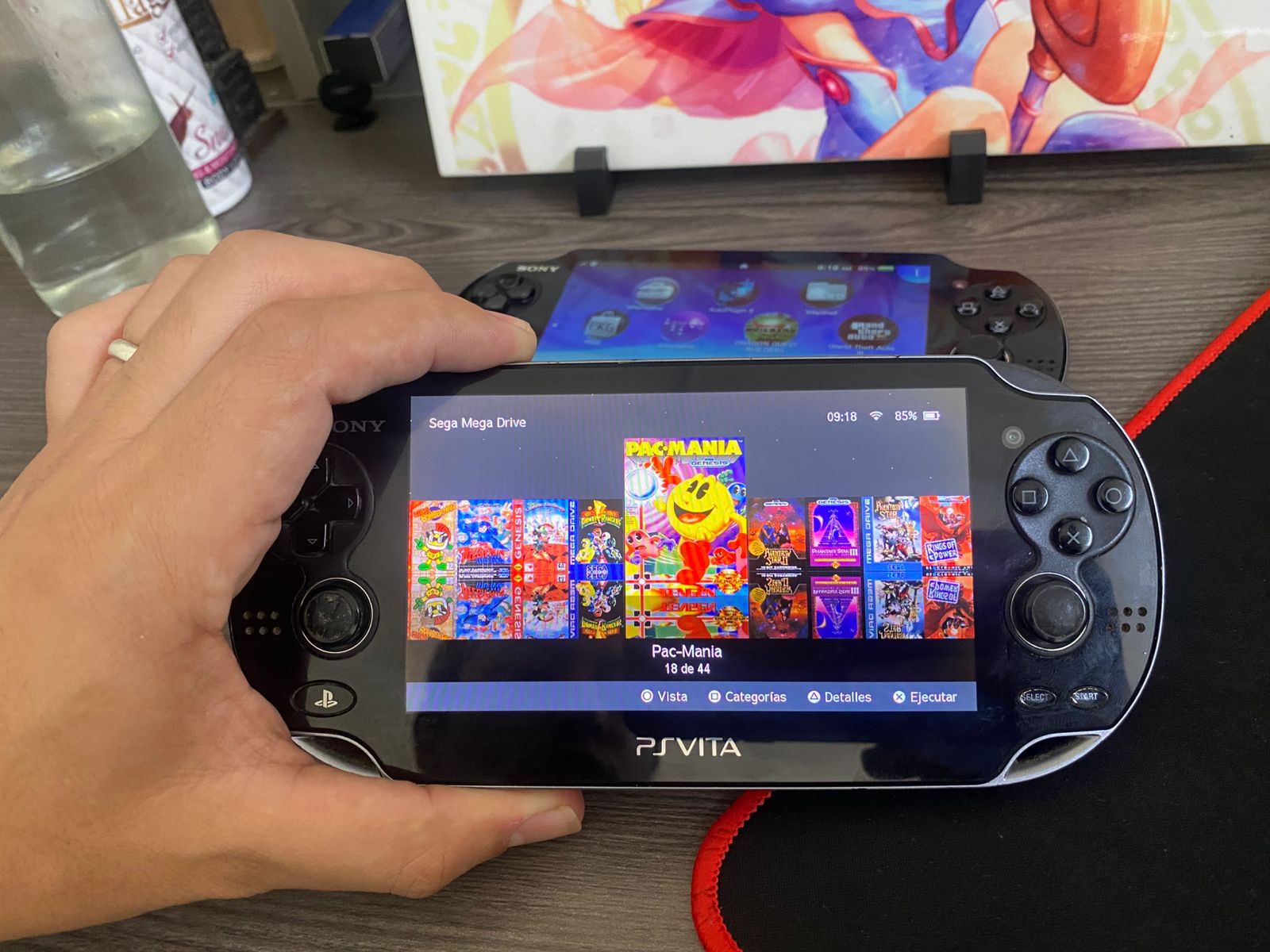 Dark Slate Gray PS Vita FAT (PCH-1000) Modificada | +1.000 Juegos (SNES, NES, PS1, PS2, PS3, Sega, Neo·Geo) – Lista para Jugar Costa Rica | Tico ofertas