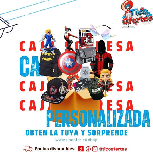 Caja Sorpresa Regalo personalizada - Tico Ofertas