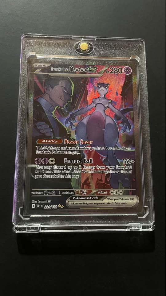 Cartas Pokémon en estado como nuevo – Mewtwo ex, Zekrom ex, Palafin ex y más Tico Ofertas