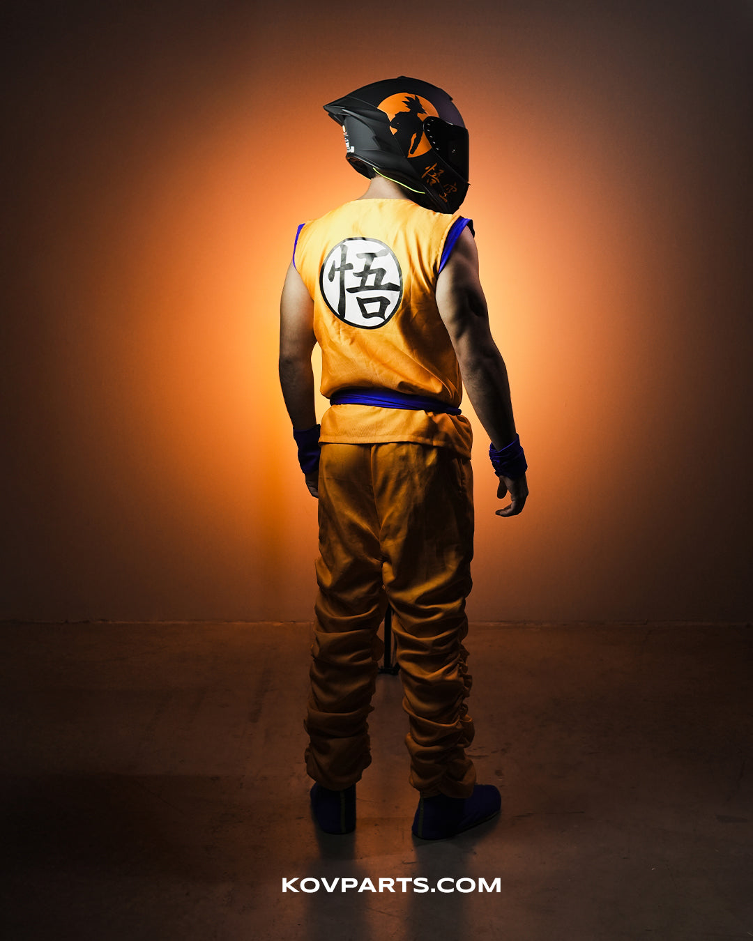Casco Buster Dragon Ball Z | Goku Edition | Protección + Estilo Saiyajin | Tico Ofertas Kov