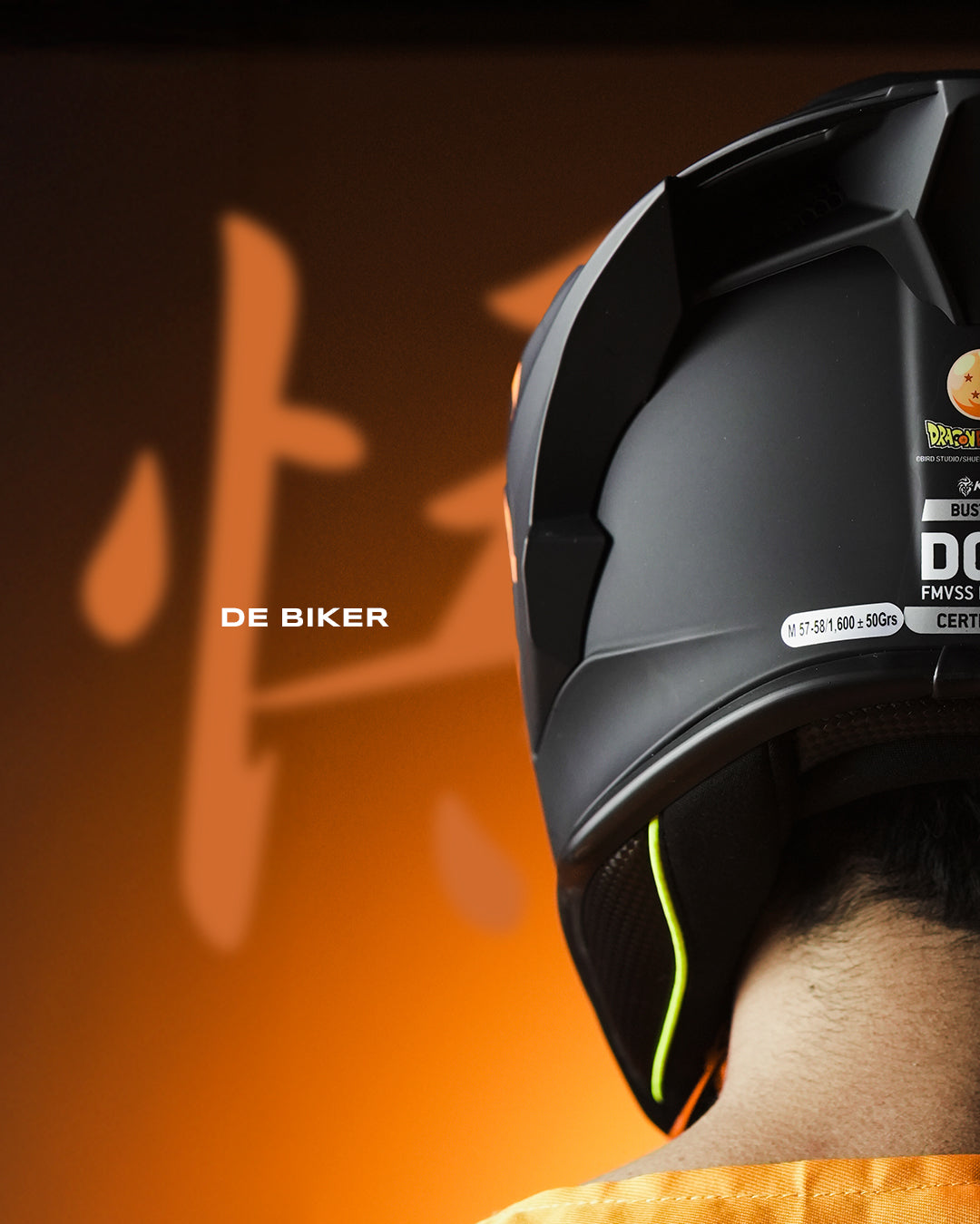 Casco Buster Dragon Ball Z | Goku Edition | Protección + Estilo Saiyajin | Tico Ofertas Kov