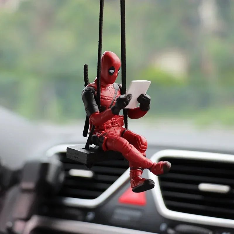 Colgante para Espejo Retrovisor de Deadpool - Accesorio Interior de Auto | Mini Figura de Acción para Decoración y Regalo en Costa Rica - Tico Ofertas