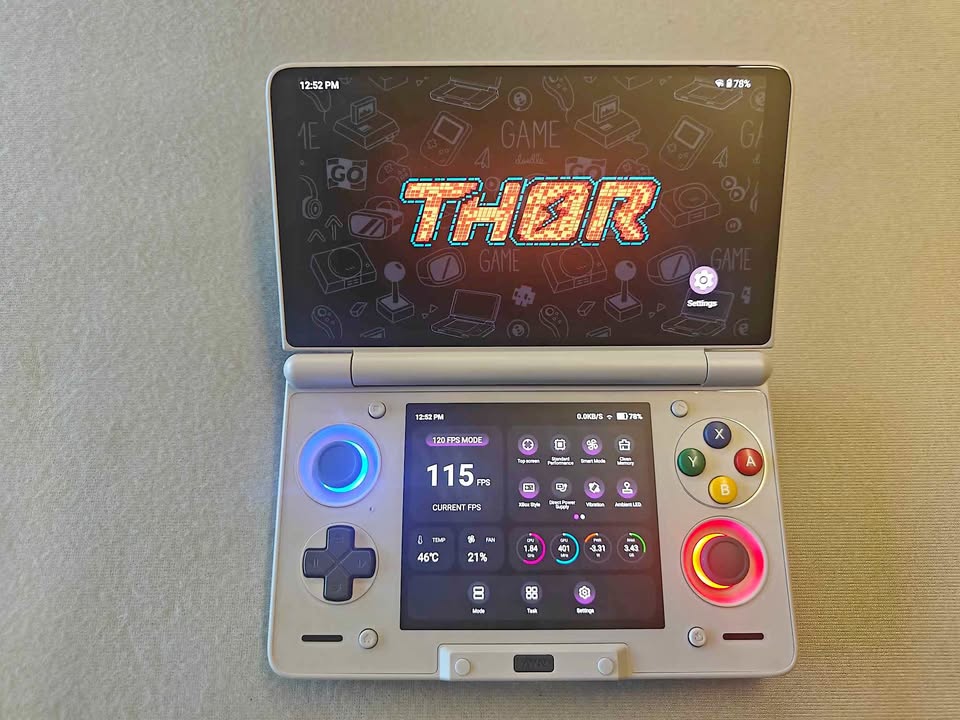 Consola portátil gamer AYN Thor en Costa Rica – Gaming tipo PC con modelos Pro y Max Ayn