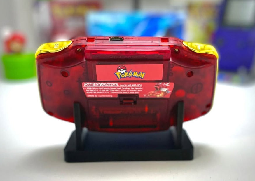Dark Gray Game Boy Advance edición Gyarados Shiny personalizada con pantalla IPS en Costa Rica
