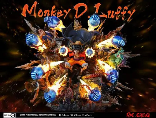 Figura One Piece | Monkey D. Luffy (GEAR3) | More Fun Studio X Monkey D. Studio | Tienda Online Anime Costa Rica | Tico Ofertas