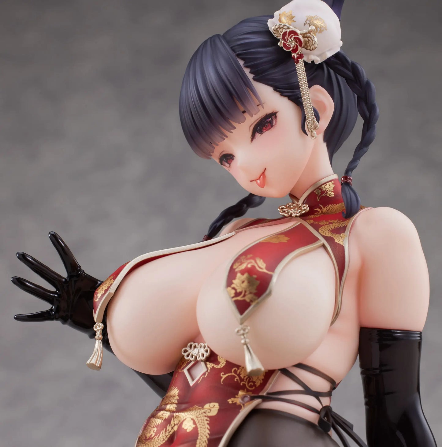 Dim Gray Estatuilla Dragon Chinese Dress | Sugata no Ane no Tomodachi | Ilustración Daiki Kase | 1/6 Scale | DIGIGIRL | Tico Ofertas