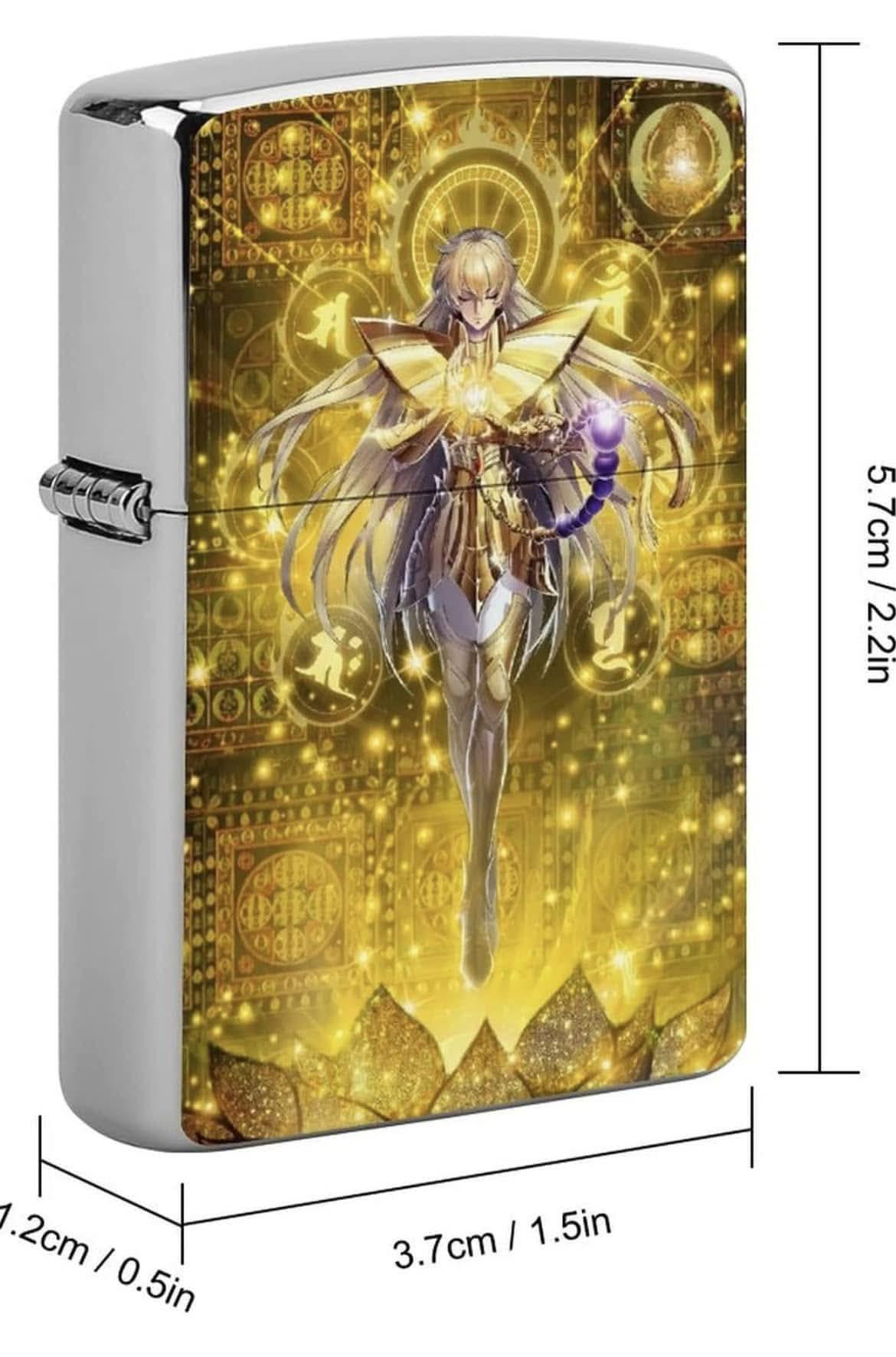 Encendedor tipo Zippo - Shaka de Virgo | accesorios de colección Anime Costa Rica TODO EN ANIME  | Tico ofertas Zippo