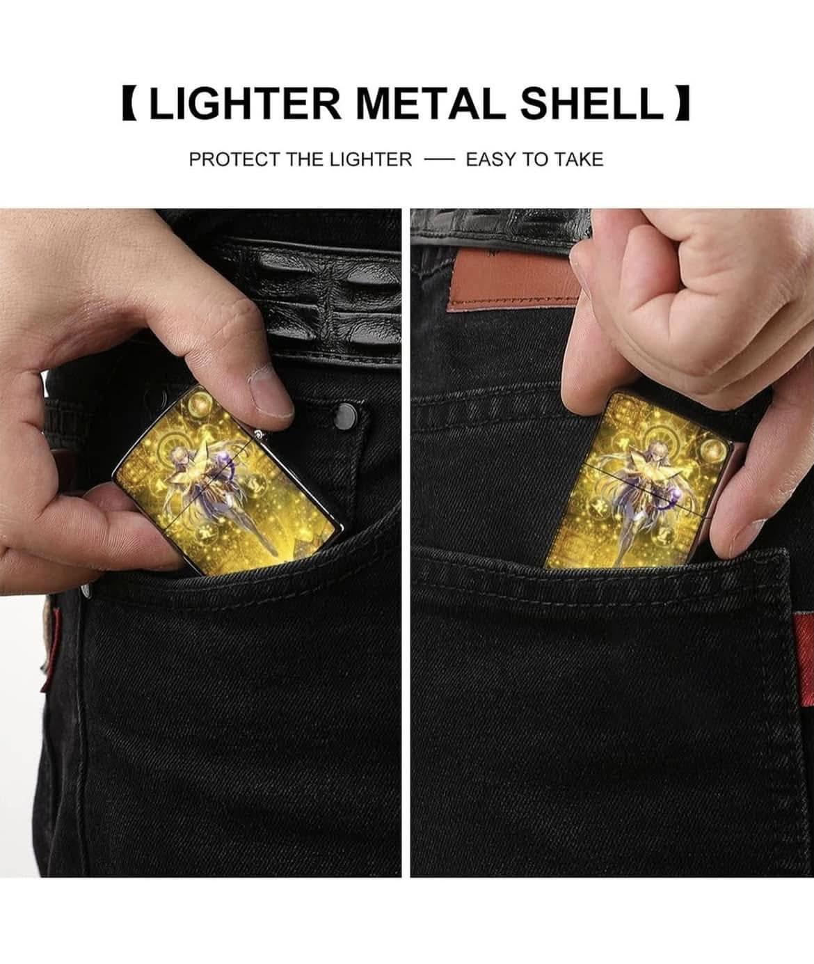 Encendedor tipo Zippo - Shaka de Virgo | accesorios de colección Anime Costa Rica TODO EN ANIME  | Tico ofertas Zippo