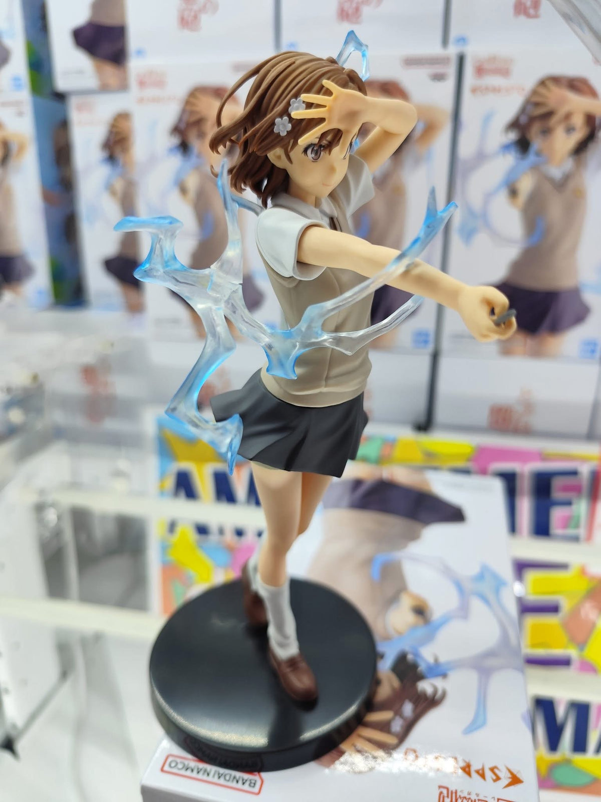 Estatuilla  A Certain Scientific Railgun T | Mikoto Misaka Level 5 Electromaster | tienda anime | Tico Ofertas BANDAI