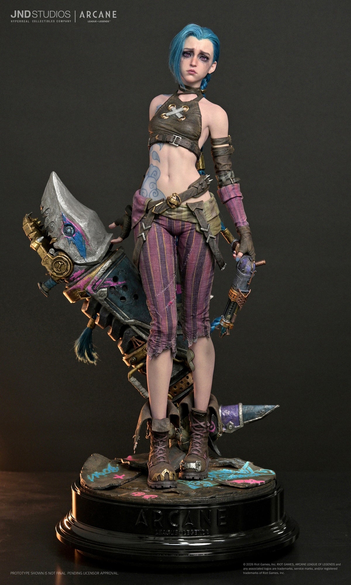 Estatuilla Arcane: League of Legends | Jinx | JND Studio | Tienda Anime | Tico Ofertas JND Studio